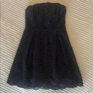 Lilly Pulitzer Black Lace Backless Dress